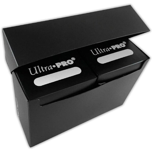 Ultra Pro 3 Compartment Oversized Black Deck Box