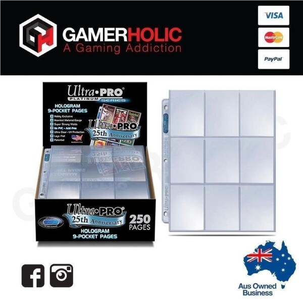 Ultra Pro Platinum 9 Pocket Pages - 10 pack