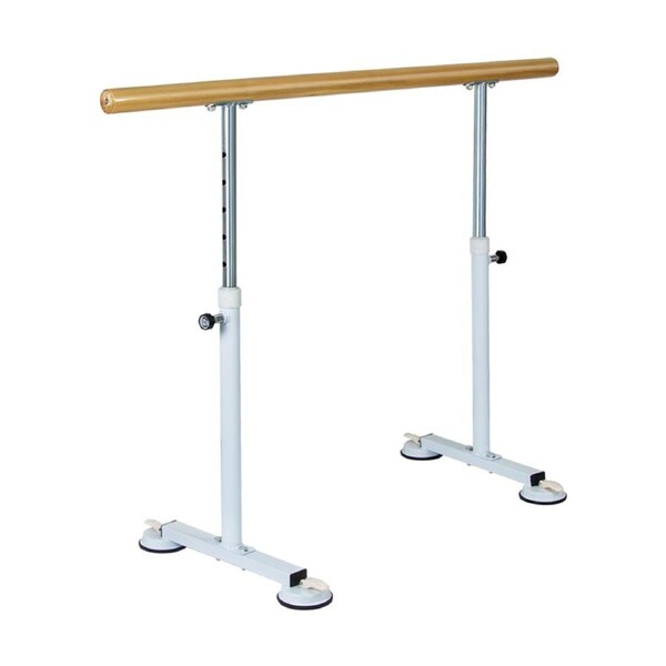 Wooden Portable Ballet Bar Stretch Barre Dance Bar 1.5M Freestanding Ballet Bar