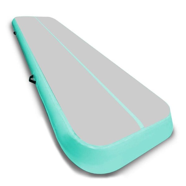 Powertrain Airtrack 20cm Thick 8m x 1m Inflatable Gymnastics Tumbling ...