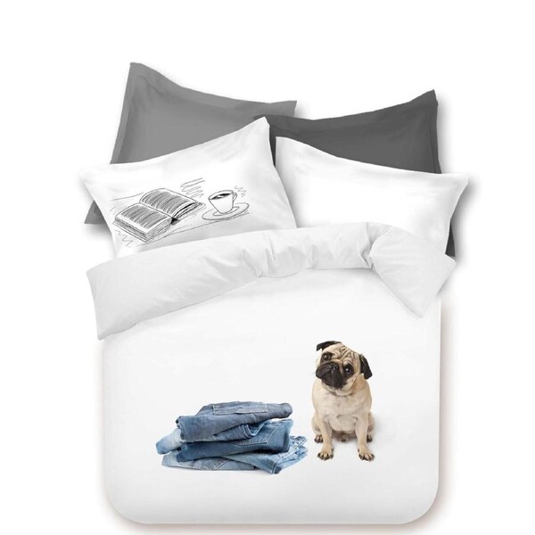 Good Dog Quilt Cover Set - Single