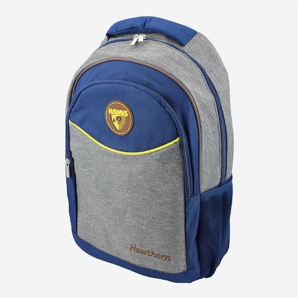 Hawthorn Hawks AFL Stealth Embroidered Backpack Bag
