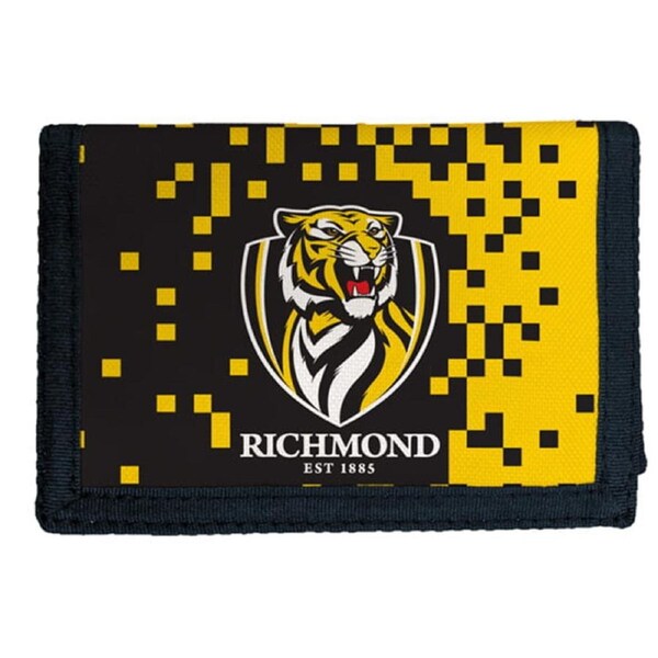 Richmond Tigers AFL Money Wallet Coin Note and Card Compartments