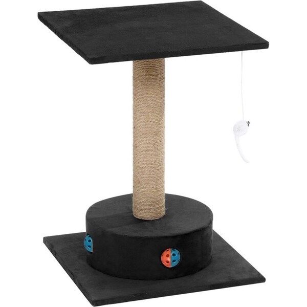Paws & Claws Catsby Camberwell Cats Playground Sisal 57cm Scratching Post Black