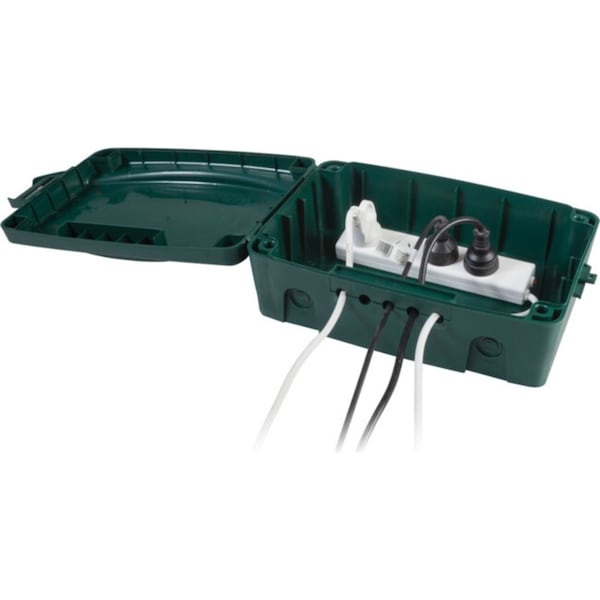 Weatherproof/Weatherproof Outdoor Power Board Enclosure Case Cover Storage Green