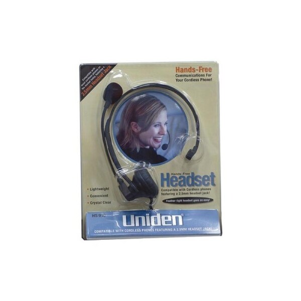 Uniden Lightweight Hands-Free Headset w/ 2.5mm Jack for Uniden Cordless Phones
