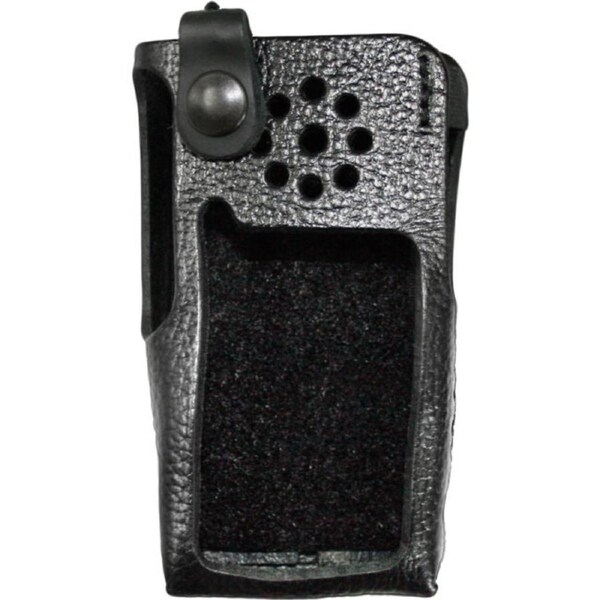 ICOM Leather Case Storage Cover for IC41PRO IP67 UHF CB Handheld Radio Black