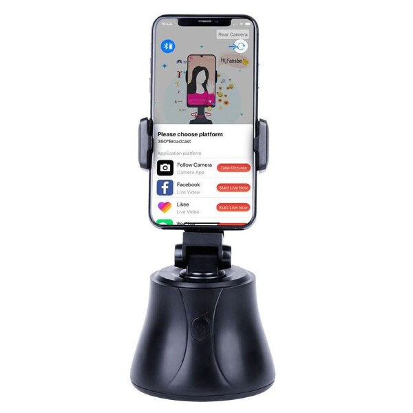 Universal Smart Shot Holder/Mount w/ Bluetooth/Auto-Shooting for Mobile Phone BK