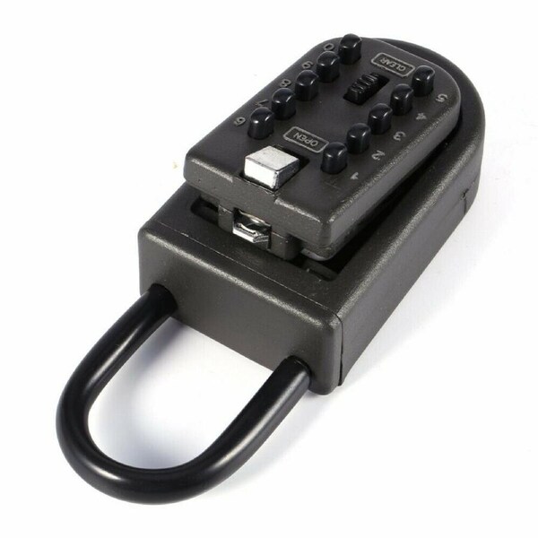 Ozoffer 10-Digit Combination Lock Key Safe Storage Box Padlock Security Home Outdoor