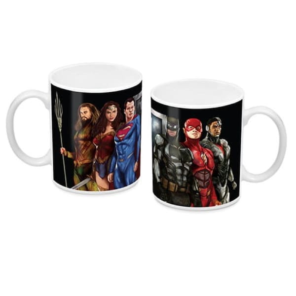 DC Comics Justice League Movie Character Coffee Mug Cup