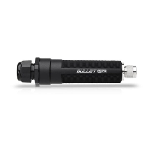 UBIQUITI Bullet, Dual Band, 802.11 AC, Titanium Series - Used for PtP / PtMP links - Uses N-Male Connector for antenna Couple