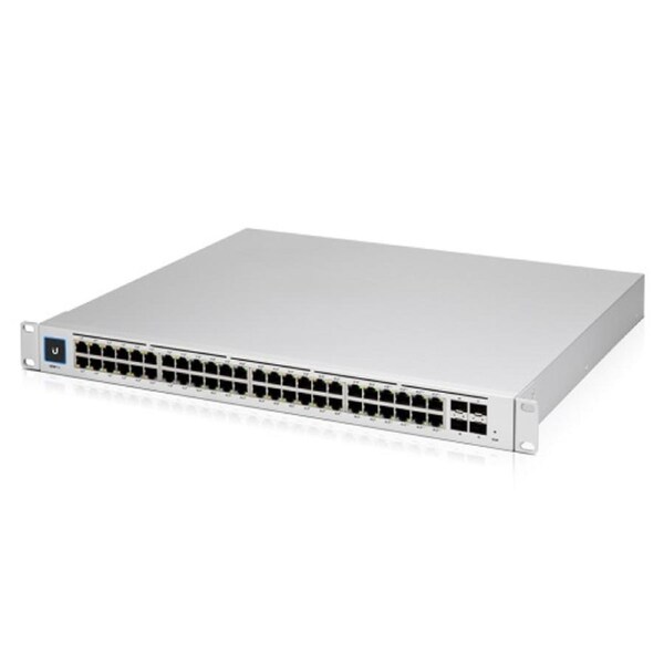 UBIQUITI UniFi 48 port Managed Gigabit Layer2 and Layer3 switch with auto-sensing 802.3at PoE+ and 802.3bt PoE, SFP+ : Touch Display - 660W GEN2