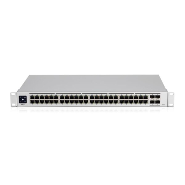UBIQUITI UniFi 48 port Managed Gigabit Layer2 & Layer3 Switch - 48x Gigabit Ethernet Ports, 4x SFP+ Ports - Touch Display - GEN2