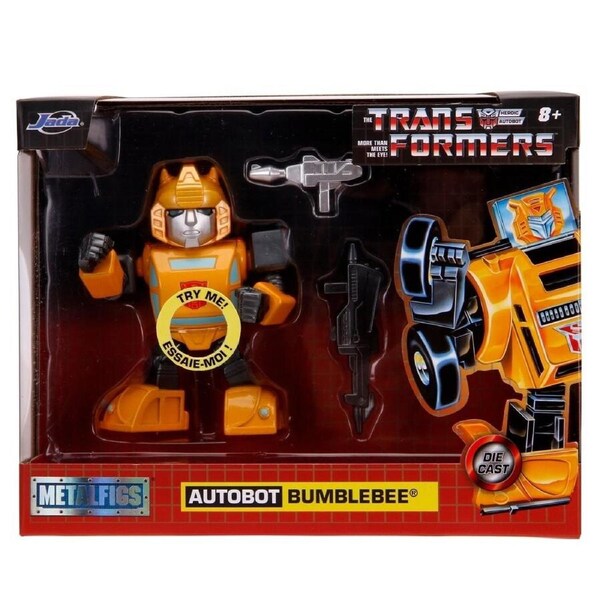 MetalFigs Transformers Autobot Bumblebee Deluxe 4-Inch Figure with Light