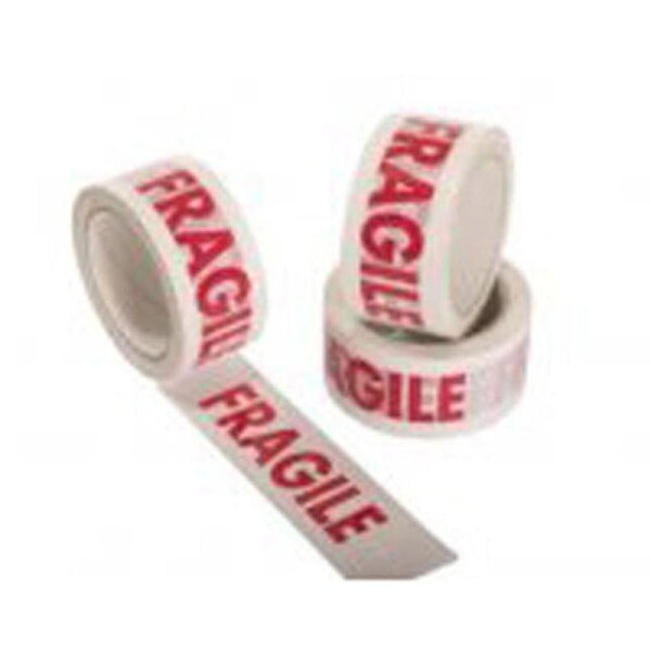Warning Tape Fragile 48mm x 66m 6 Rolls