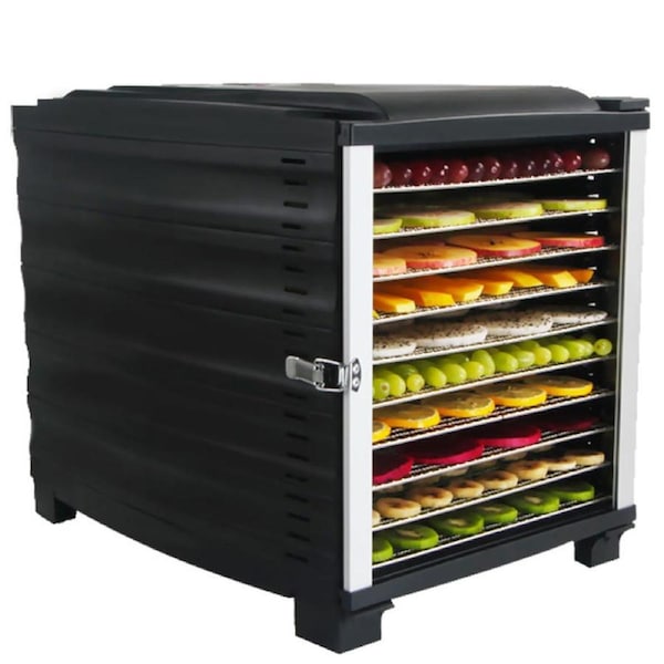 Food Dehydrator Fruit Dryer Jerky Maker with 10 Trays