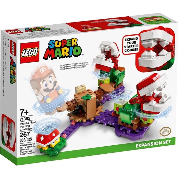 LEGO 71382 Piranha Plant Puzzling Challenge Expansion Set - Super Mario