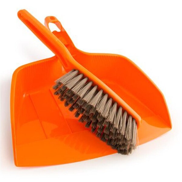 AgBoss Plastic Dustpan & Brush - 985117