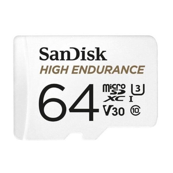 SANDISK 64GB High Endurance micro SDXC V30 u3 C10 UHS-1 100MB/s R 40MB/s W SD Adaptor Android Smartphone Action Camera Drones
