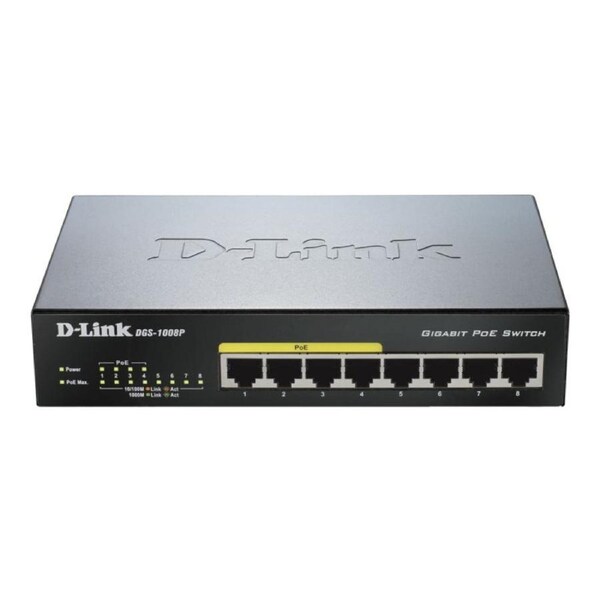 D-LINK DGS-1008P PoE Switch