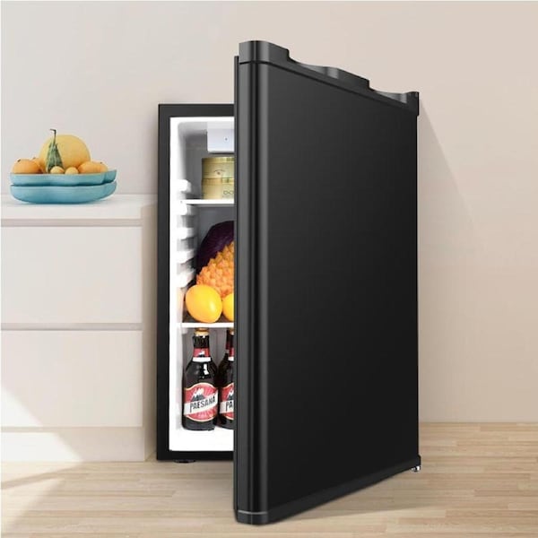 Advwin 73L Electric Mini Bar Fridge Freezer Portable Bar Refrigerator Beer Beverage Cooler Home Office Commercial Refrigerator Black