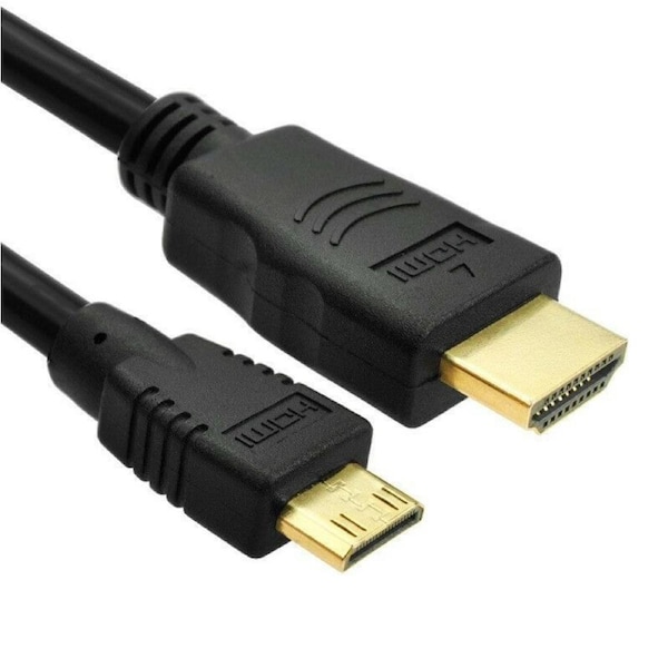Mini HDMI to HDMI Cable V1.4 3D with Ethernet HD 1080p HDTV Tablet Smart Phone 1.5M