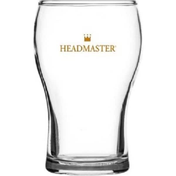 Headmaster Washington Nucleated Beer Schooner Glasses 425ml