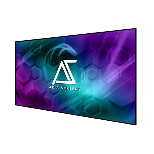 Akia Screens 100" Edge Free Fixed Projector Screen 16:9 Home Theater