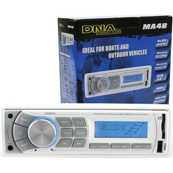 DNA MA4B Marine Bluetooth USB / MP3 Player With AM/FM Tuner
