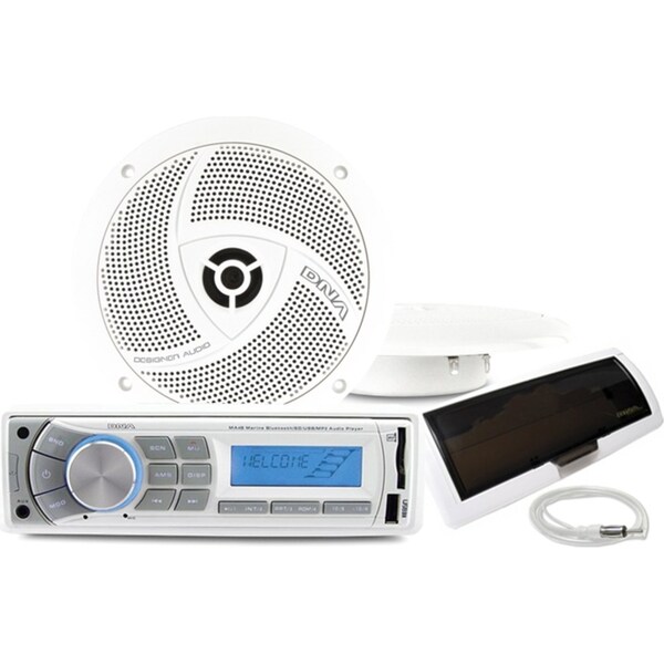 DNA MA4BP Marine Audio Pack Radio + 6.5" Speakers + Antenna