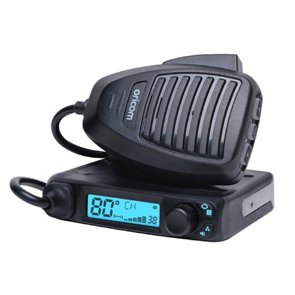 Oricom UHF310 Micro 5W UHF 80-Channel CB Radio 4WD 7 Colour Backlit