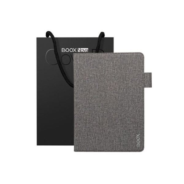ONYX BOOX Stick Cover Case for Nova2 Nova3 Grey Felt Fabric w/ Adhesive