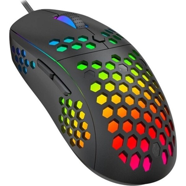 Havit MS878 RGB Backlit Light Durable Honeycomb 10000 DPI Gaming Mouse