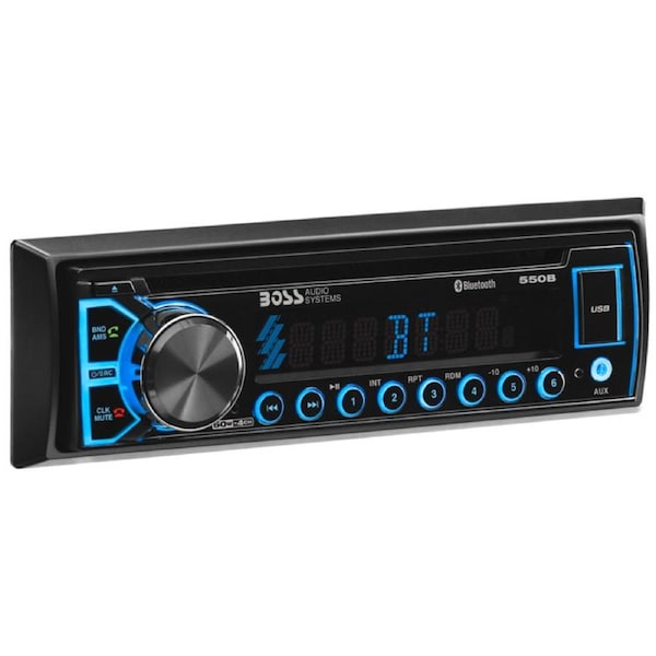 Boss Audio 550B Single-DIN CD MP3 Car Audio Player Bluetooth