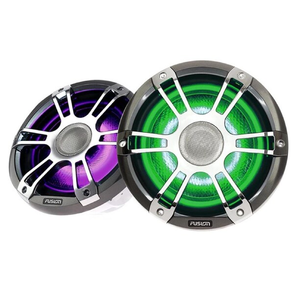 Fusion Marine SG-FL652SPC 6.5" Chrome Grille Speakers 010-02432-11