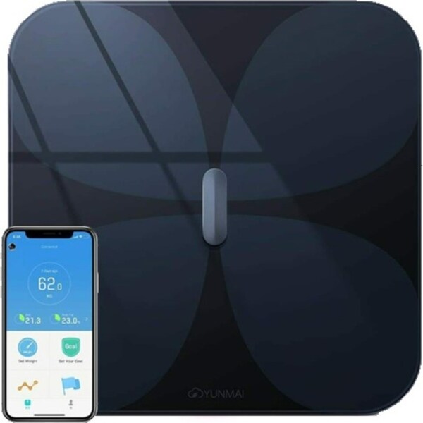 Yunmai M1806 Pro Body Fat Smart Scale Body Composition Monitor Black