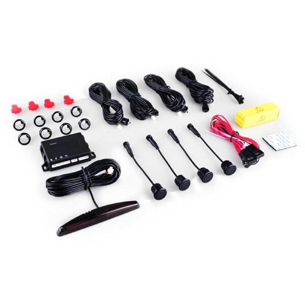 Steelmate PTS411M7 Dual Front / Rear Parking Sensor w/ Voice Warning