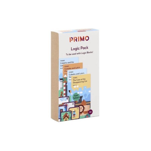 Primo Toys Cubetto Logic Pack Story Books & Illustrated Flash Cards