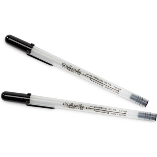 Circuit Scribe Conductive Ink Pen 2 Pack CS-PEN-1ML-2P