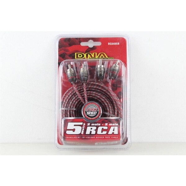 DNA RCA405R 5 Meters RCA Interconnector Pro Spec Cable Red