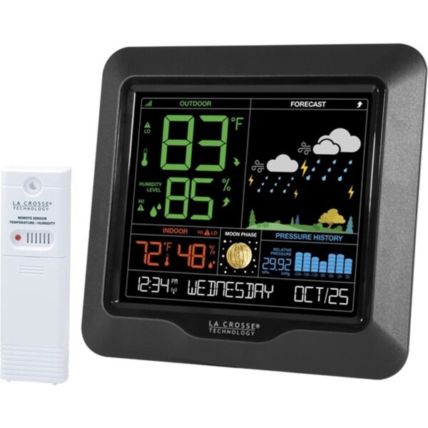 La Crosse Colour Weather Station Temp Forecast S84107