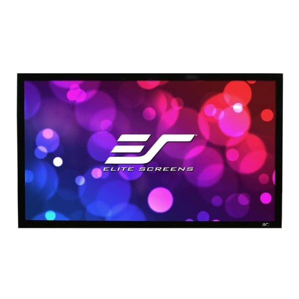 Elite Screens R100DHD5 100" Fixed Frame 2D/3D Polarized Screen