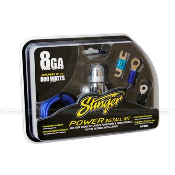 Stinger SK181 8 Gauge Power Install Accessory Kit