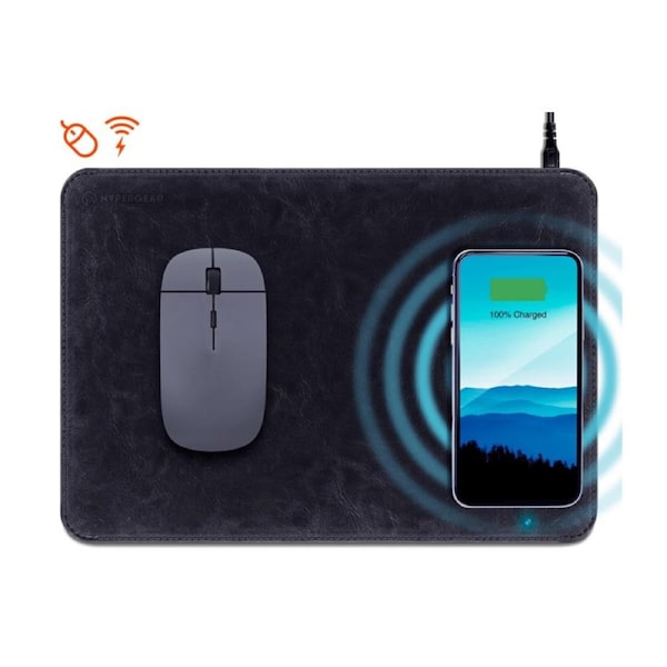HyperGear Wireless Qi Charging Mouse Pad Black 14594