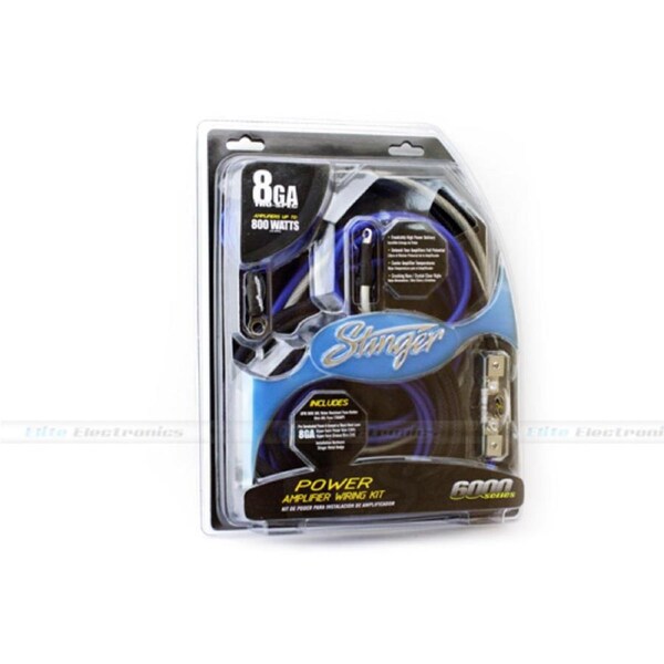 Stinger SK6281 8-Gauge Amplifier Power Wiring Kit