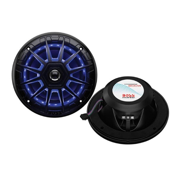Boss Audio MRGB65B 6.5" 2-Way Marine Multi-Colour LED Speakers