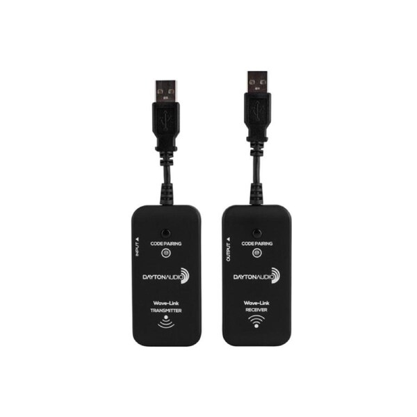 Dayton Audio WLS Wave-Link Wireless Audio Transmitter 2.4 System