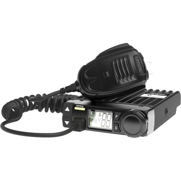 Crystal DB477A Compact 80 Channel 5W In-Car UHF CB Radio