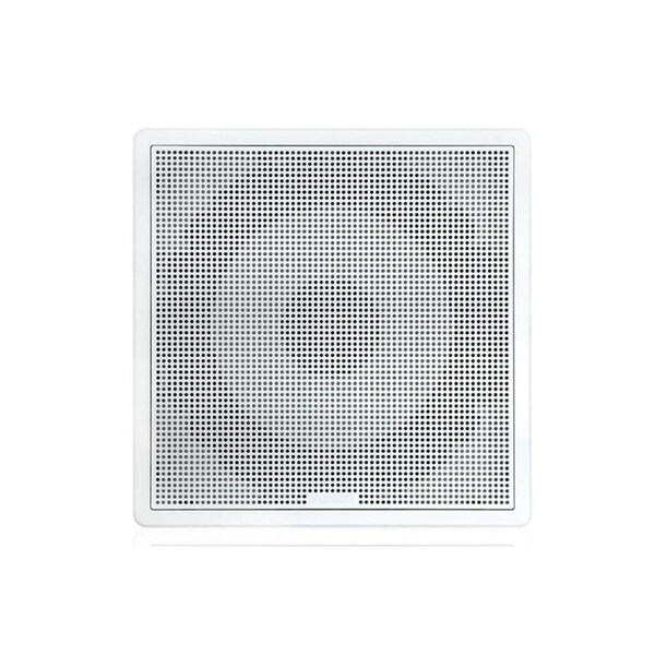 Fusion FM-S10SW 10" 400W White Square Grille Flush Mount Marine Subwoofer