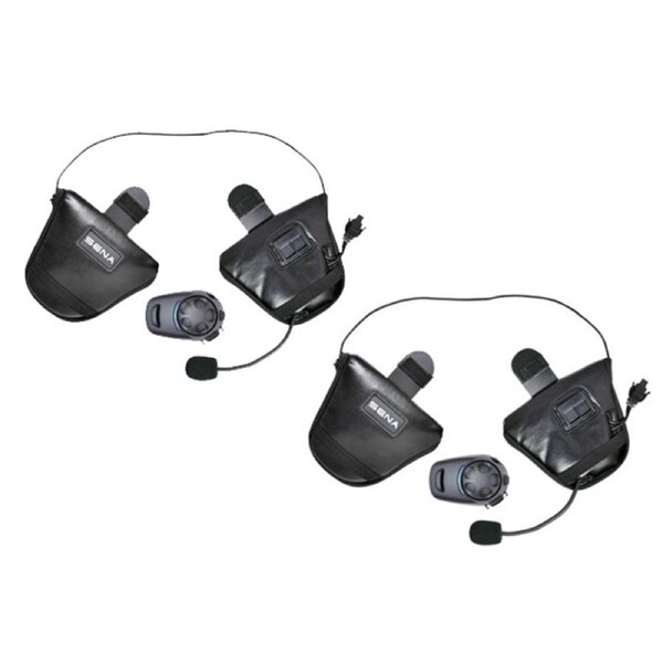 Sena SPH10HD-FM-01 Dual Pack Half Helmet Motorcycle Intercom